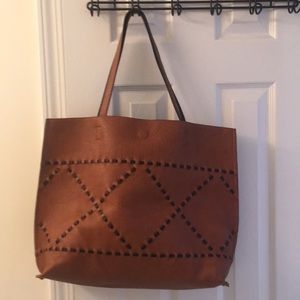 🥑Reversible Vegan Leather Tote